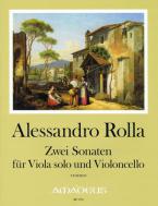 Two sonatas in E flat major and d minor 