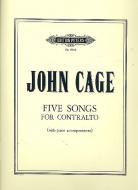 Five Songs for Contralto 