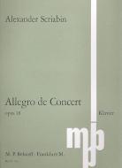 Concerto Allegro Bb Minor Op. 18 