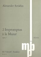 Two Impromptus à la Mazur Op. 7 