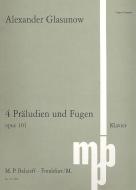 Four Preludes And Fugues Op. 101 