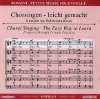 Petite Messe solennelle CD: Chorsingen leicht gemacht 