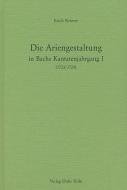 Die Ariengestaltung in Bachs Kantatenjahrgang I 