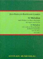 12 Melodien op. 37 nach Werken von Bordogni Heft 1 