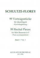 99 Vortragsstücke für Quartfagott 1 - Klavierbegleitung 