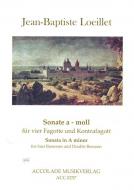Sonate a-moll für 4 Fagotte und Kontrafagott (Fagott) 