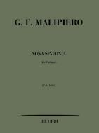 Sinfonia No.9 Orch Study Sc Dell Ahime 