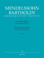 Song without Words op. 109 Standard