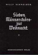 Sieben Männerchöre zur Weihnacht 