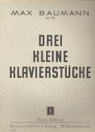 3 kleine Klavierstücke op. 35 