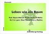Leben wie ein Baum 