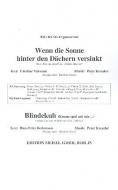 Wenn die Sonne hinter den Dächern versinkt 