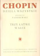 3 Easy Waltzes op. 64 No. 1 + 2, op. posth. 