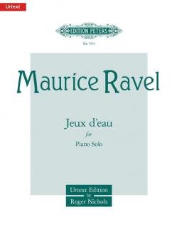 JEUX D'EAU (Urtext edition) (Luigi Zaninelli) 