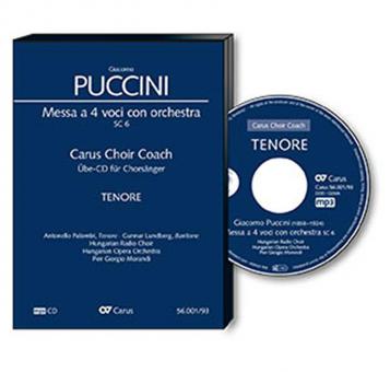 Messa a 4 voci con orchestra - Carus Choir Coach Tenore von Giacomo Puccini 
