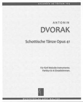 Schottische Tänze op. 41 von Antonín Dvo?ák (Download) 