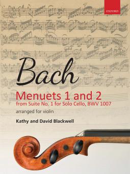 Menuet 1 & 2 from Suite No. 1 (BWV 1007) von Johann Sebastian Bach (Download) 