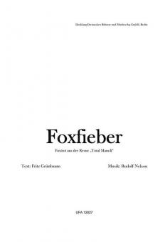 Foxfieber von Rudolf Nelson 