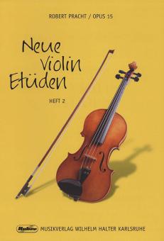 Neue Violin Etüden Heft 2 von Robert Pracht im Alle Noten Shop kaufen
