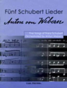 Funf Schubert Lieder 