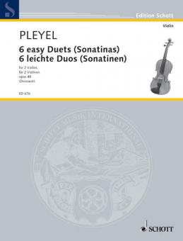 6 leichte Duos op. 48 von Ignaz Pleyel 