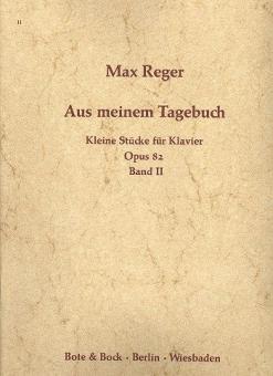 Aus meinem Tagebuch op. 82 Band 2 von Max Reger 