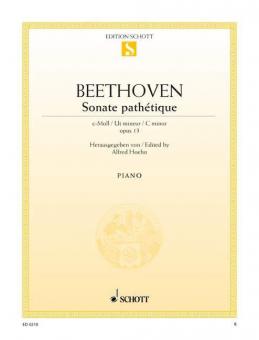 Sonate Pathétique c-Moll op. 13 von Ludwig van Beethoven 