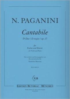 Cantabile Op. 17 von Niccolò Paganini 