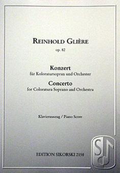 Konzert op. 82 von Reinhold Gliere 