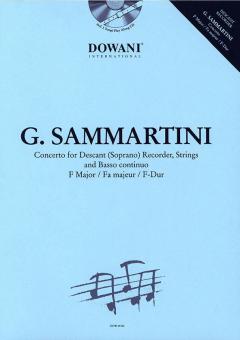 Konzert für Sopranblockflöte, Streicher und Basso continuo in F-Dur (Giuseppe Sammartini) 