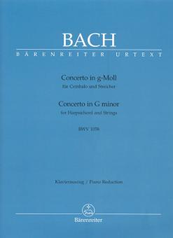 Konzert in g-Moll BWV 1058 von Werner Breig für Cembalo, Streicher und Bc im Alle Noten Shop kaufen