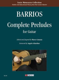 Complete Preludes for Guitar von Augustin Barrios Mangore 