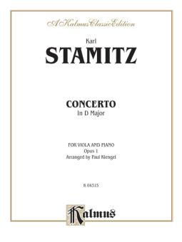 Concerto in D Major, Op. 1 (Viola) 
