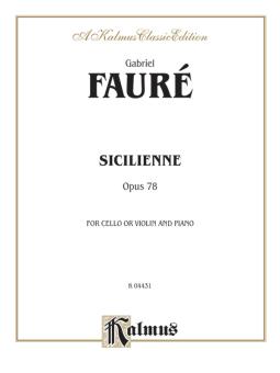 Sicilienne, Op. 78 (Piano & Cello) 
