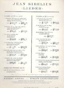 Acht Lieder op. 57 
