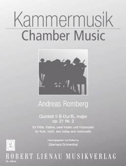 Quintet II B flat major op. 21/2 