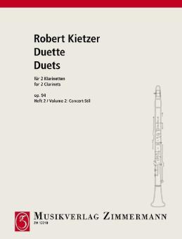 Duette für 2 Klarinetten op. 94 Heft 2 Standard
