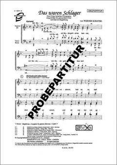 Das waren Schlager 