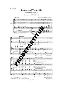Sonne auf Teneriffa 