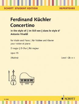 Concertino D major Op. 15 Standard