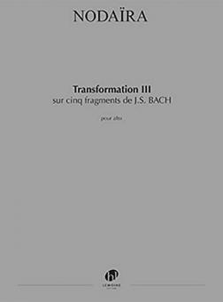 Transformation III sur cinq fragments de J.S. Bach 