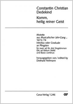 Komm, heilig reiner Geist 