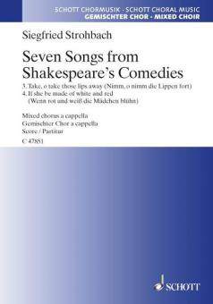 7 Songs from Shakespeare's Comedies Nos 3 & 4 Download
