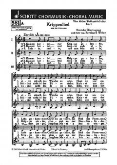 Vier kleine Weihnachtslieder Nr. 1 & 2 Download