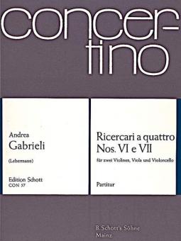 Ricercari a quattro 