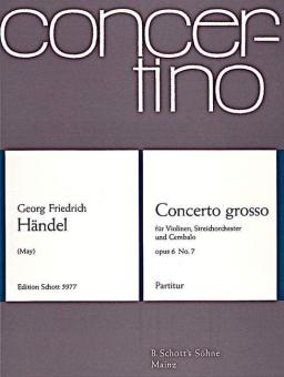 Concerto grosso Op. 6 HWV 325 Download