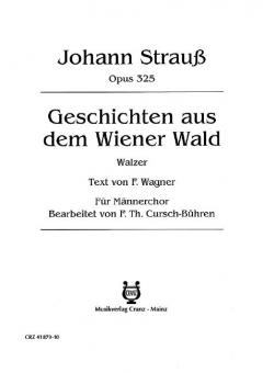 Geschichten aus dem Wiener Wald op. 325 Download