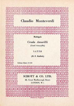 Madrigals: Cruda Amarilli Download