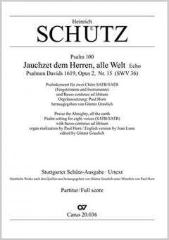 Jauchzet dem Herren, alle Welt SWV36 Standard