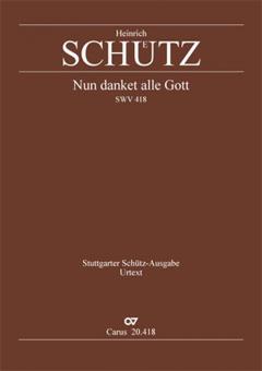 Nun danket alle Gott SWV418 Download